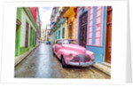 Vintage car in Havana by Assaf Frank